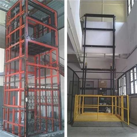 Hydraulic Cage Lift Operating Height Feet Capacity