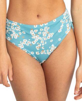 Roxy Juniors Beach Classics Floral Print Tie Side Bikini Bottom Macy S