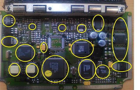 Identification des composants électronique d un calculateur Atomobile