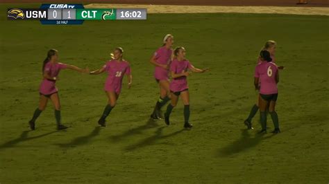 Charlotte Ers Women S Soccer Vs Usm Youtube