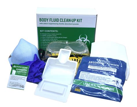 Body Fluid Clean Up Kit Lab And Healthcare Spill Crew