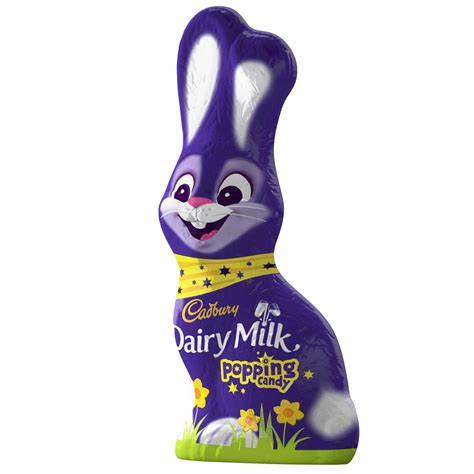 Cadbury Dairy Milk Popping Candy Hollow Bunny 50g Box Of 15