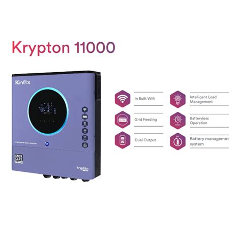 Knox Kw Krypton Dual Output Hybrid Solar Inverter