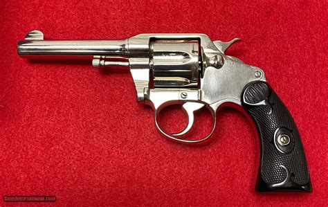 Vintage Colt Police Positive 1st Issue 38 Sandw Nickel Finish