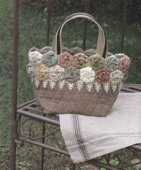 Rose Flower Shoulder Tote. | Вязанная крючком сумка, Сшить сумку ...