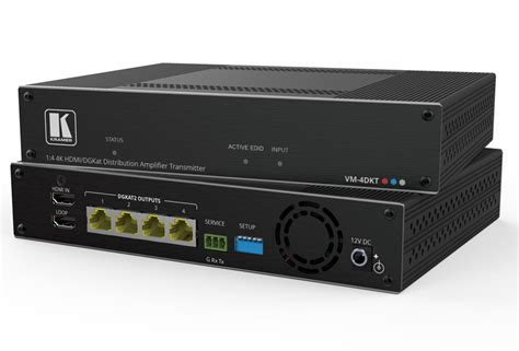Kramer VM-4DKT – четырехканальный HDMI-передатчик с поддержкой 4K@60