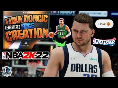 Luka Doncic 2022 NBA PlayOffs Face Creation IN 2K22 2K22 DRIPPY