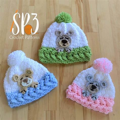 Ravelry Sleep Tight Teddy Bear Hat Pattern By Sweet Potato