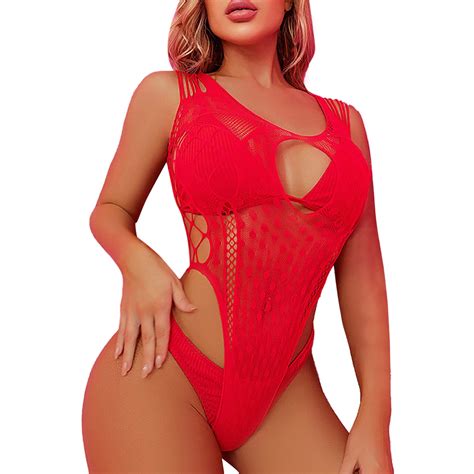 YOTMKGDO Valentines Day Lingerie Fishnet Girl Dress Womens Underwear