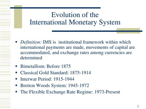 Ppt The International Monetary System Powerpoint Presentation Free