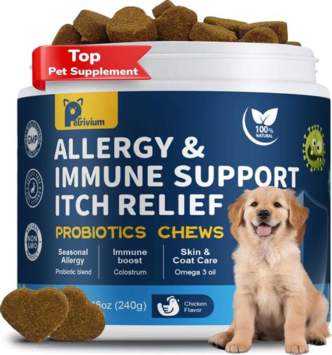 Amazon.com : Dogs Allergy Itchy Relief Chews - Dog Probiotics for Itchy
