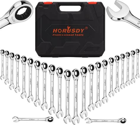 Workpro Piece Ratcheting Combination Wrench Set Teeth Combo