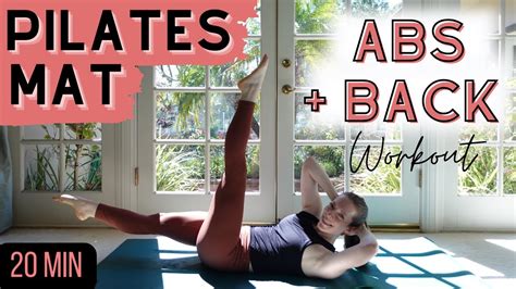 Strong Abs And Back Pilates Mat Workout No Props Intermediate Level