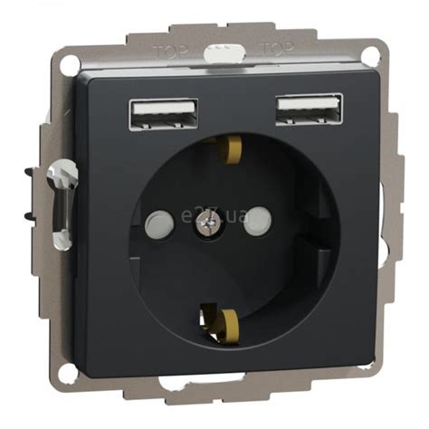 Розетка 220В с USB Schneider Electric SDD114052 Sedna Design ‖ Купить в ...