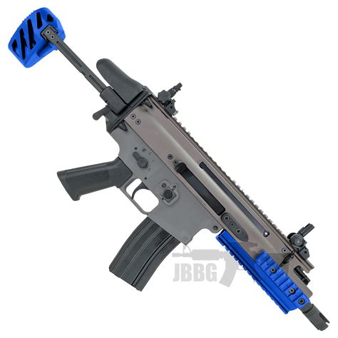 Fn Herstal Scar Sc Brss Aeg Recoil Bolt Grey Just Bb Guns
