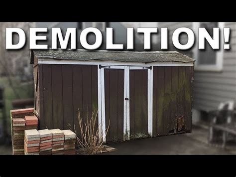 How To Demo A Wood Shed Johnny Counterfit