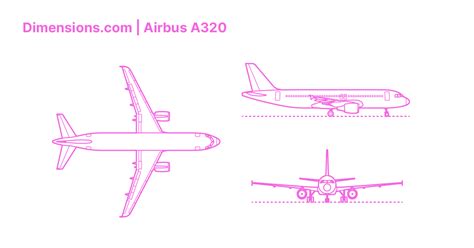 Airbus A320 Dimensions & Drawings | Dimensions.com