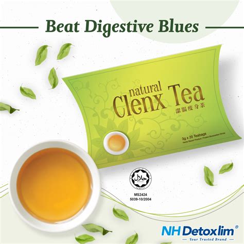 NH Natural Clenx Tea 3g X 40 10 5 Sachets HERBALCEUTICAL M SDN BHD