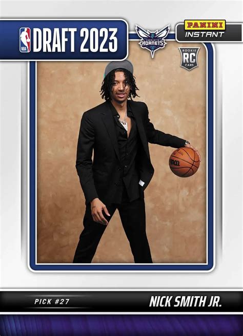 Nba 2023 24 Instant Draft Night Basketball Single Card Nick Smith Jr