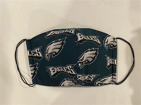 Nfl Philadelphia Eagles Washable Face Mask Made Double For Etsy