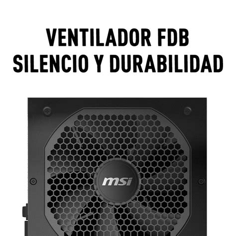 Msi Mpg A Gf Plus Gold W Modular Fuente Psu