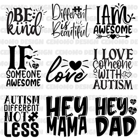 Autism Svg Bundle Autism Awareness Svg Autism Awareness Svg Bundle