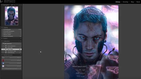 Create a Cyberpunk Portrait From Stock in Photoshop | Fstoppers