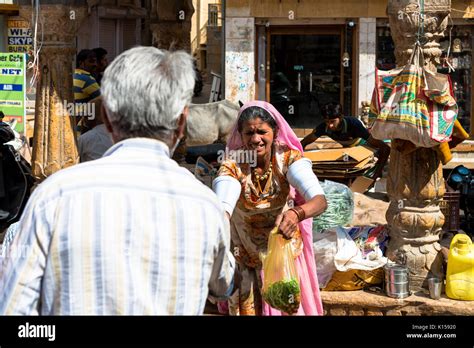 Jaisalmer Rajasthan India March 07 2016 Horizontal Picture Of