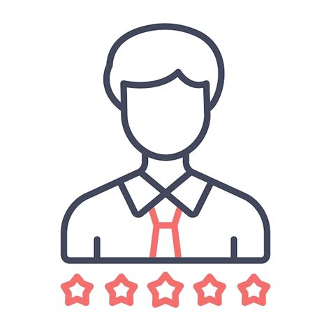 Premium Vector Employee Ratings Vector Illustration Style