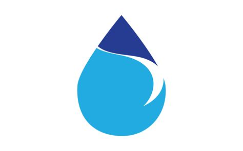 Waterdrop Nature Logo Template Vector Version