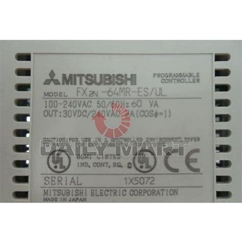 MITSUBISHI Melsec FX2N 64MR ES UL FX2N64MRESUL PLC Programmable Logic