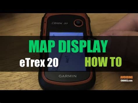 Garmin ETrex 20 22X How To Install Display Maps YouTube