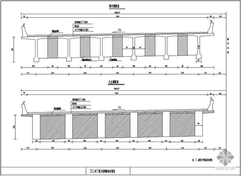 30米公路t梁通用设计图 路桥工程图纸 筑龙路桥市政论坛