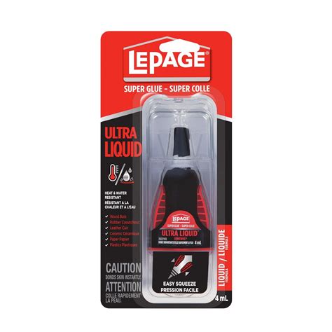 LePage Ultra Liquid Super Glue, Designed for fixing breaks around the
