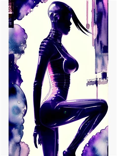 Impression photo Latex Baroque Goth Fantaisie Lingerie Original Sexy Érotique Ecchi Pinup