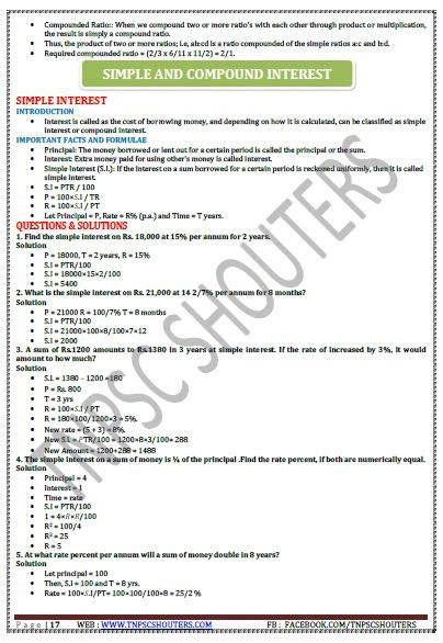 TNPSC GROUP 2 2A APTITUDE AND MENTAL ABILITY TEST NOTES IN ENGLISH PDF