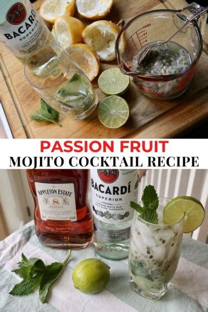 Passion Fruit Mojito Cocktail Drink Recipe Dobbernationloves