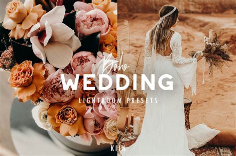 10 Boho Wedding Lightroom Presets Actions ~ Creative Market