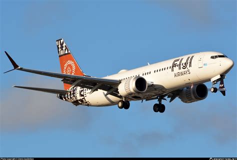 DQ FAF Fiji Airways Boeing 737 8 MAX Photo By Denis Vasilenkov ID