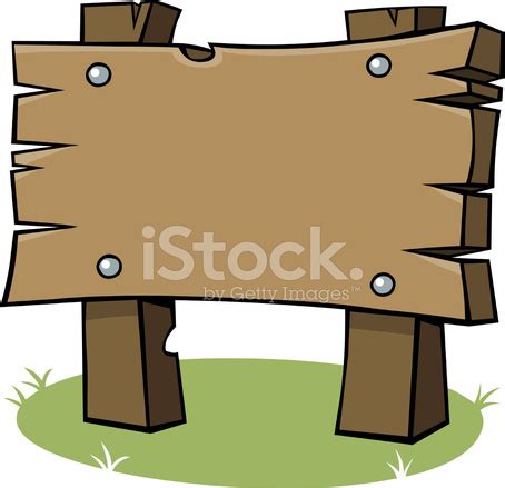 Cartoon Wooden Sign stock photos - FreeImages.com