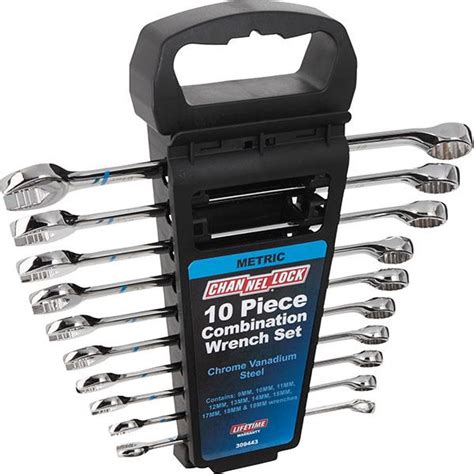 Channellock Metric 12 Point Combination Wrench Set 10 Piece Available