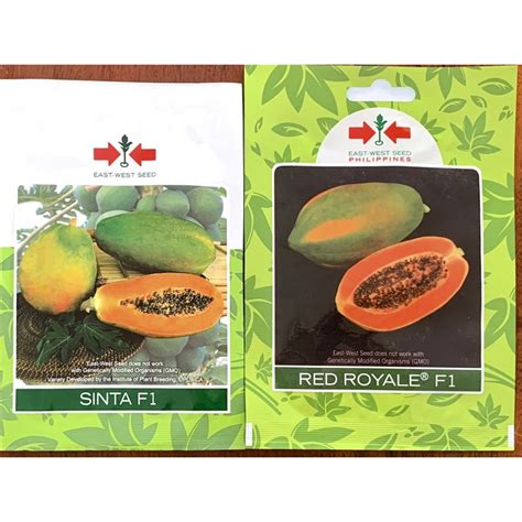 East West Seeds Sinta F1 Papaya And Red Royale F1 Papaya Lazada Ph