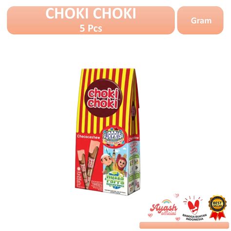 Jual PROMO MURAH CHOKI CHOKI CHOCOCASHEW ISI 20 BUNGKUSx10