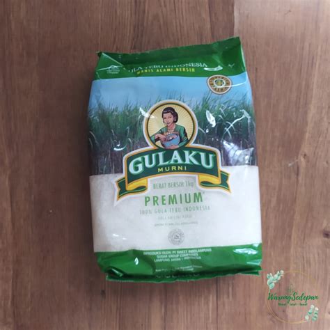 Jual Gulaku Gula Pasir 1kg Kemasan Hijau Gula Pasir Putih Indonesia