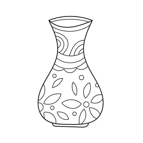 Clay Jar Coloring Page