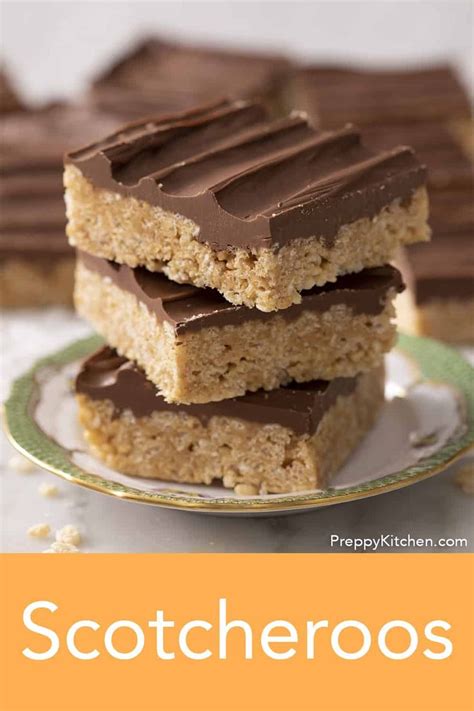 These Easy Scotcheroos Are No Bake Peanut Butter Rice Krispie Treats