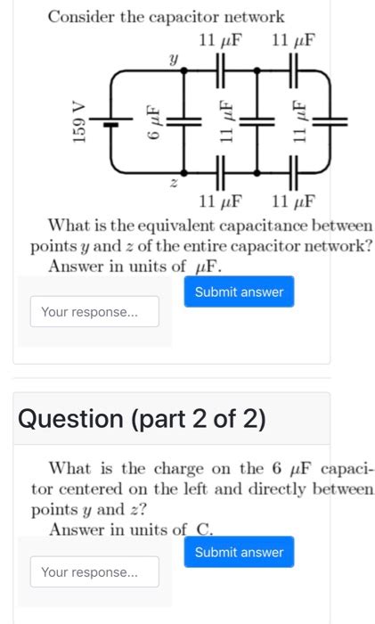 Solved Consider The Capacitor Network Uf F What Is The Chegg