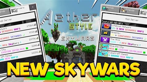 Playing Minecraft Skywars For First Time Skywars YouTube