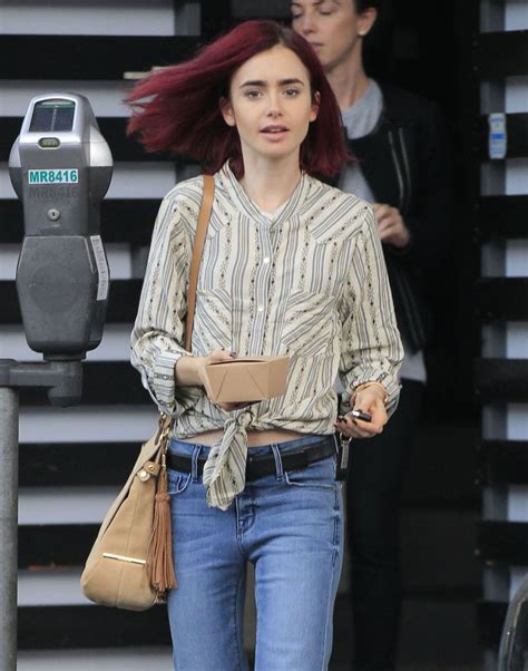 Lily Collins Out For Lunch In Los Angeles 8 9 2016 CelebMafia