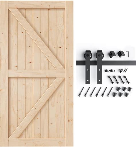 Amazon Easelife In X In Barn Door Ft Heavy Duty Sliding